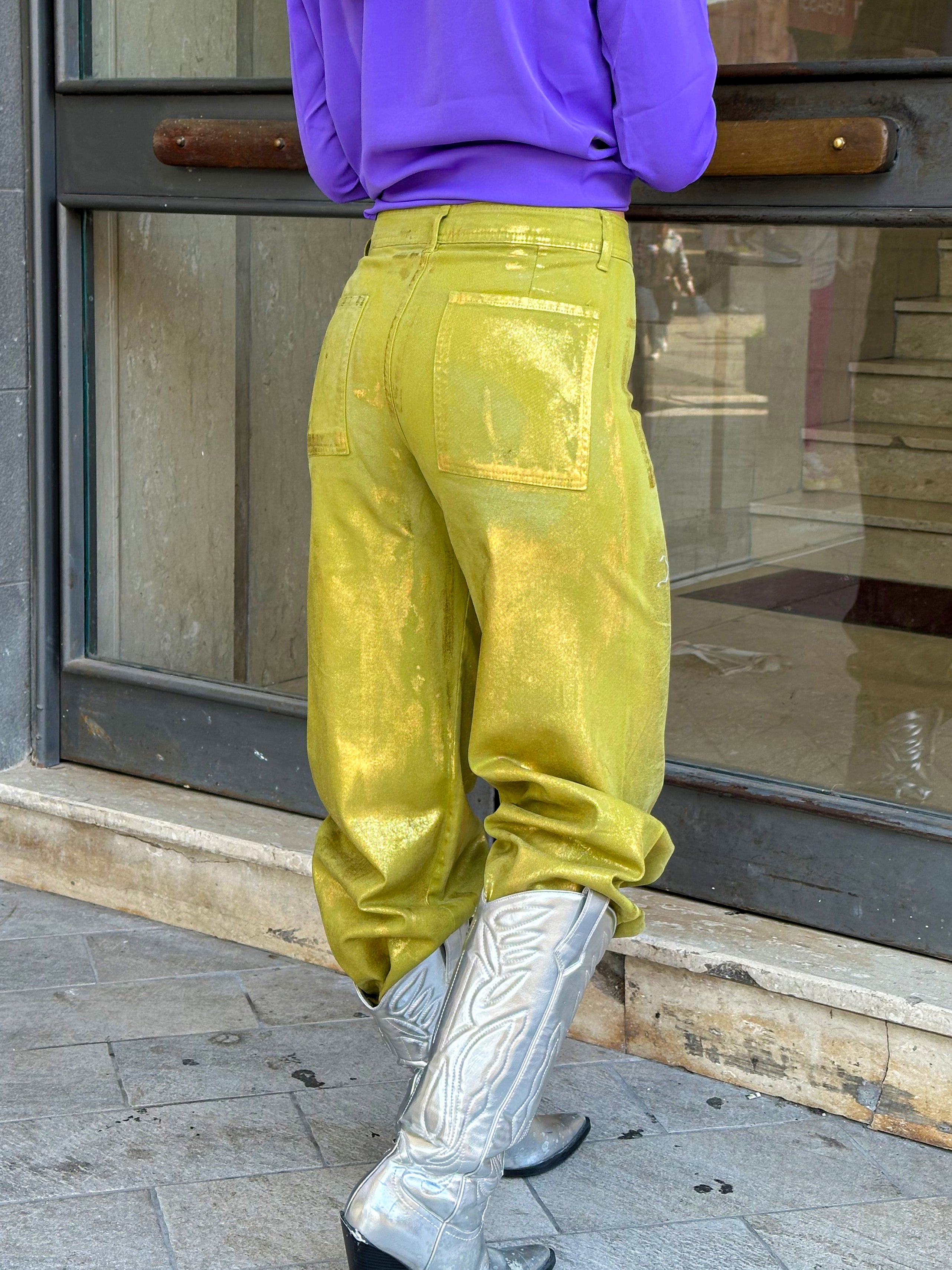 Jeans spalmato